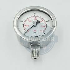 MANOMETRO  0-600 mbar ACC 1.0 DIAL 2PLG CONEXION 1/4 PLG