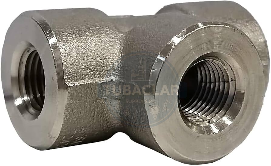 1 PLG TEE ROSCADO SERIE 3000 ASME B16.11
