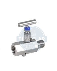 1/4 plg VALVULA DE AGUJA INOXIDABLE H-M NPT SERIE 6000